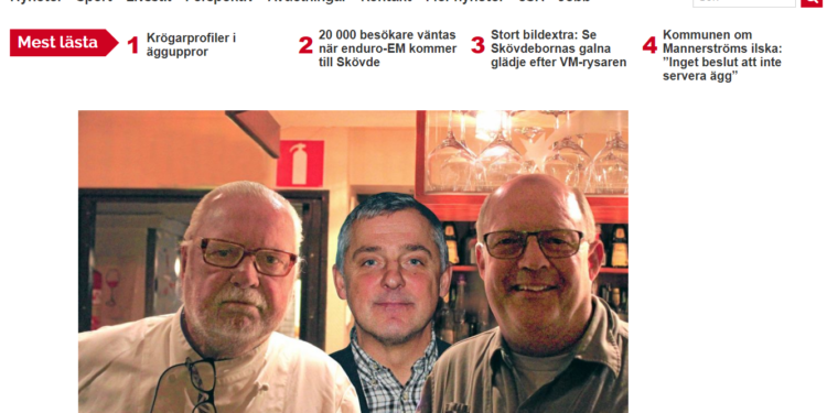 Skövde kommun läxar upp Skövde Nyheter i äggkriget