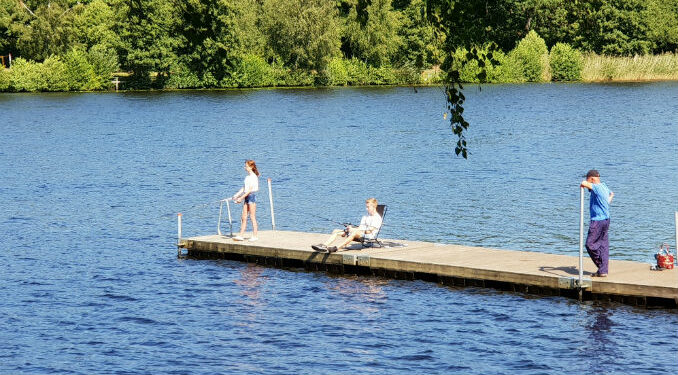 Fiskare i Karstorpssjön