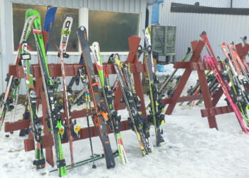 Storslalom och slalom i Billingebacken