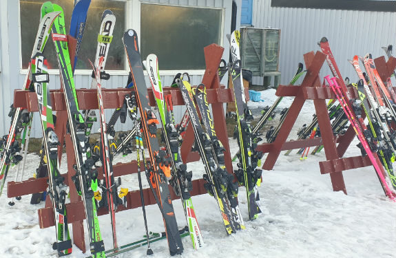 Storslalom och slalom i Billingebacken