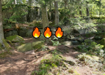 Brandrisk skog Skövde Billingen