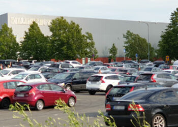 Skövde bilar parkering Billingehov