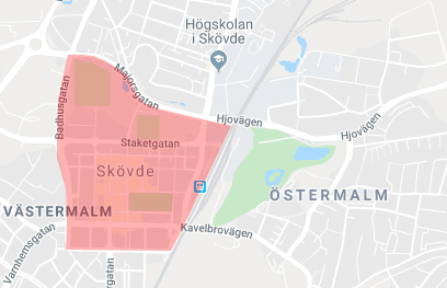 Strömlöst i centrala Skövde