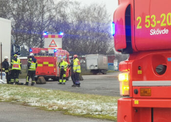 Dieselläckage på Mariesjö i Skövde