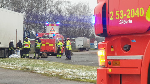 Dieselläckage på Mariesjö i Skövde