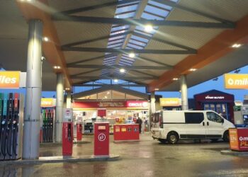 CircleK vid Rydsrondellen i Skövde