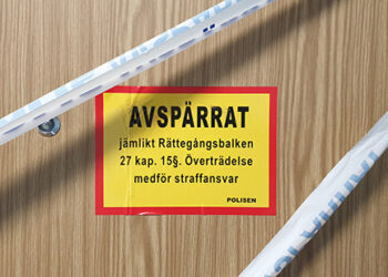 Avspärrat - Polisen