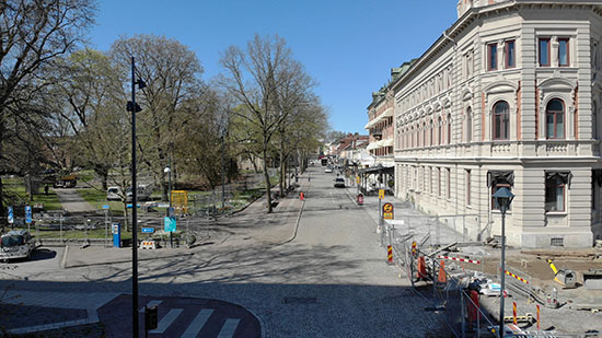 Kulturhustorget, Hertig Johans gata i Skövde