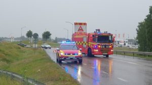 Personbilskrock,Östra leden i Skövde