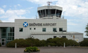 Skövde flygplats, airport