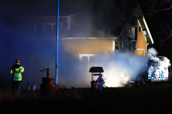 Brandsläckningsarbete