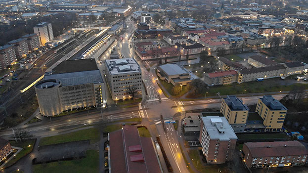 Mörkekorset och Regionens hus, Skövde