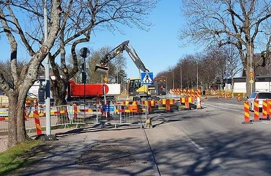 Stort arbete påbörjas på Stockholmsvägen i Mariestad