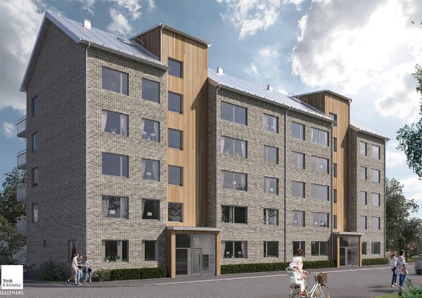 Nu börjar bygget av 52 nya lägenheter i Mariestad