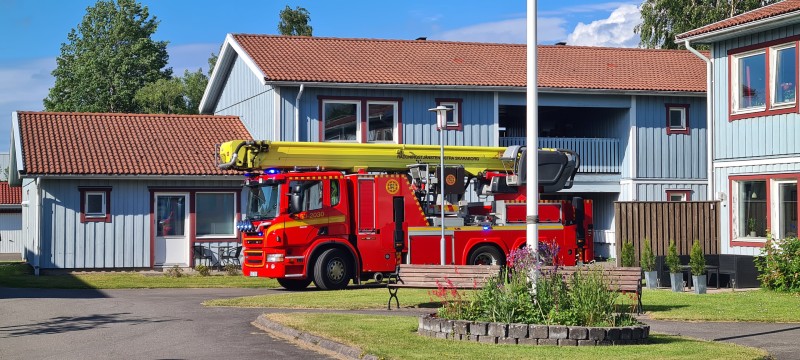Brand på Norrmalm i Skövde
