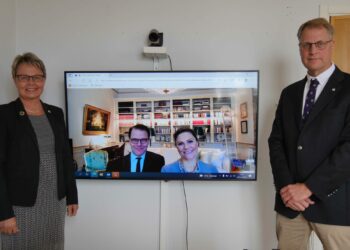 Samtalade digitalt med Kronprinsessan Victoria