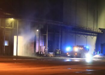 Brand i silo - Lidköping
