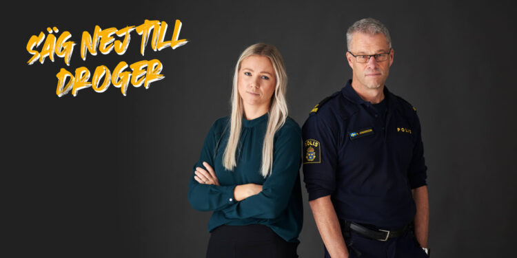 Emma Torstensson, 1:e socialsekreterare Myndighet Barn & Unga - Lidköping och Anders Johansson, Kommunpolis - Lidköping. Foto: Martin Frick - Pressbild