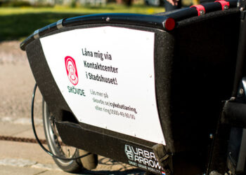 Låna eldriven lastcykel gratis i Skövde