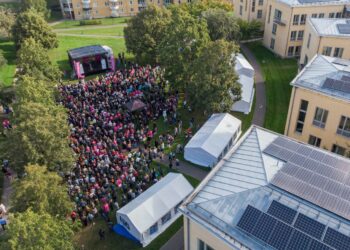 Festlig terminsstart vid Högskolan i Skövde