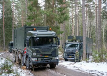 Ökad militär trafik på vägarna i Skaraborg – övning är orsaken