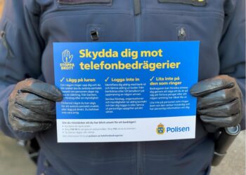 Polisen startar informationskampanj mot telefonbedrägerier