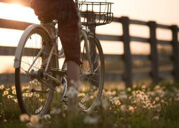 Invigning av Röda stråket på Cykelns dag i Skövde