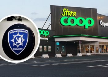 Vattenläcka på Stora Coop