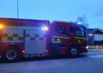 Larm om villabrand – räddningstjänsten ryckte ut