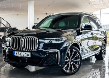 Stulen svart BMW i Mariestad