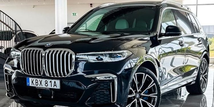 Stulen BMW i Mariestad: Foto Larmtjänst