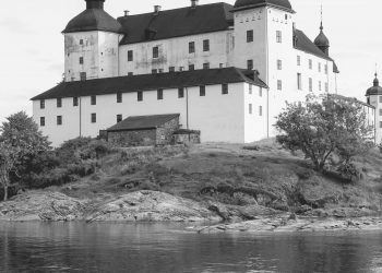 Läckö Slott svartvit