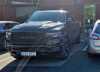 Dodge Ram stulen i Skövde