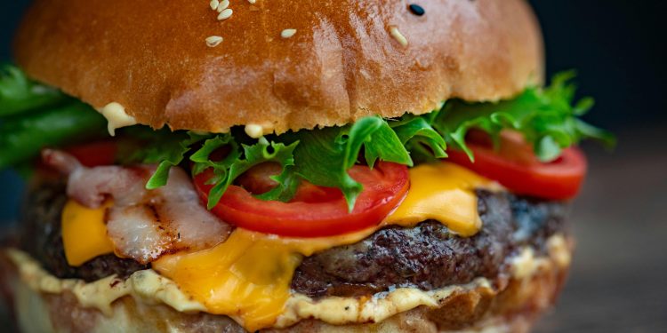 hamburgare stockbild