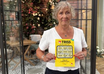Skövdebon Dorthes morsdagspresent resulterade i 100 000 kronor på Triss i tv