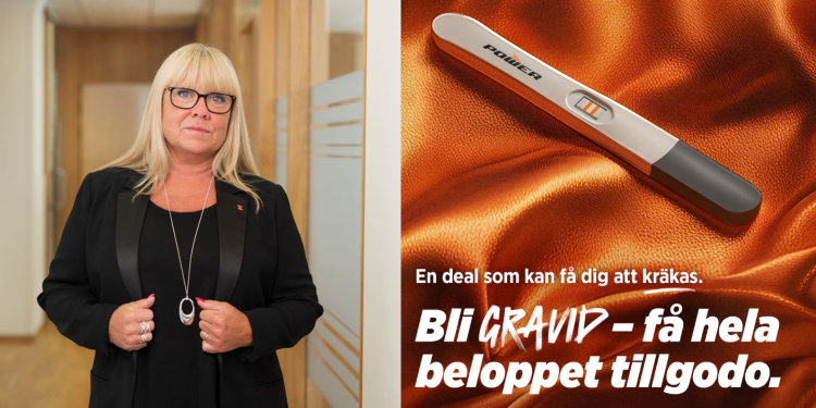 Fackförbund ryter ifrån Powers gravidkampanj