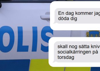 Hotade flera personer – ”sätta kniven i socialkärringen”