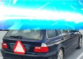 EPA-traktor påkörd av personbil