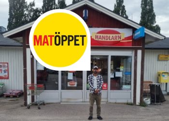 Refaat Ibrahim, ägare av Handlar'n i Järpås öppnar Matöppet i Nossebro