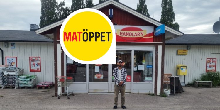 Refaat Ibrahim, ägare av Handlar'n i Järpås öppnar Matöppet i Nossebro