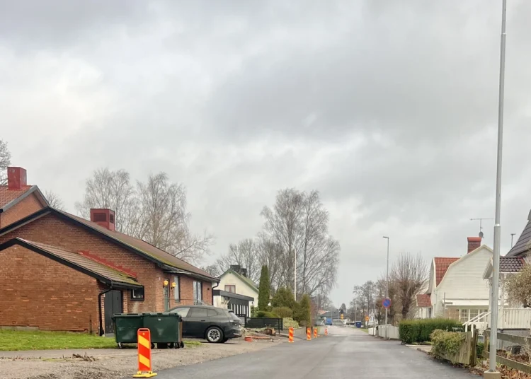 Bild på Ågatan i Nossebro, Essunga