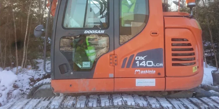 Har du sett grävmaskinen? – maskin på 14 ton stulen
