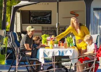 Campinggäster