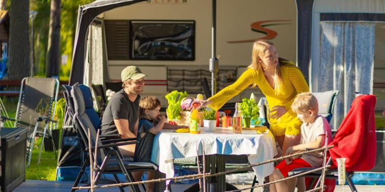 Campinggäster