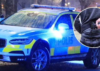 Pojke visade upp pistol i centrum