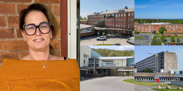 Lisa Bertilsson och Skaraborgs fyra sjukhus