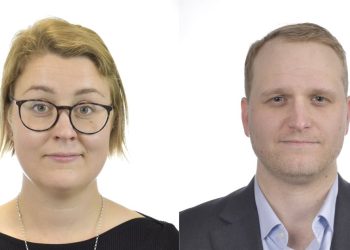 Ida Ekeroth Clausson (S) och Marcus Andersson (S)