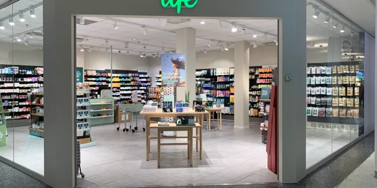 Entré till Life-butik i galleria