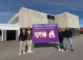 JAMP Fastigheters företrädare framför Sparhuset där Lidl väntas öppna